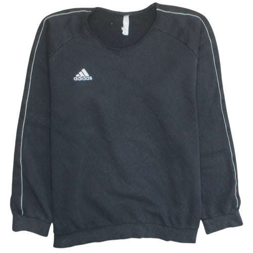 Adidas Womens Black XL Pullover Crew Neck Sweatshirt