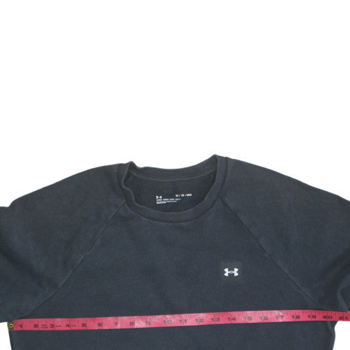 Under Armour Men's Black XS Crew Neck Fleece Sweatshirt