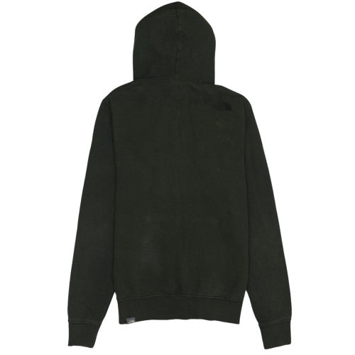 The North Face Men's Green Full Zip Cotton Hoodie Size S