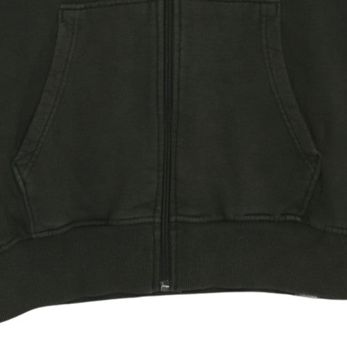 The North Face Men's Green Full Zip Cotton Hoodie Size S
