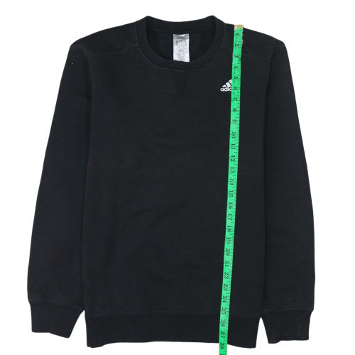Adidas Men's Black Crew Neck Sweatshirt M Classic Pullover
