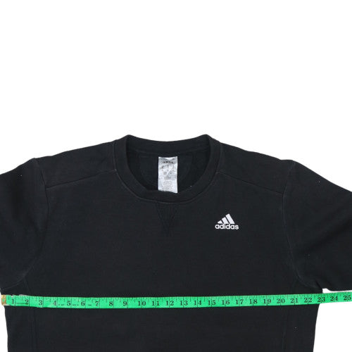 Adidas Men's Black Crew Neck Sweatshirt M Classic Pullover