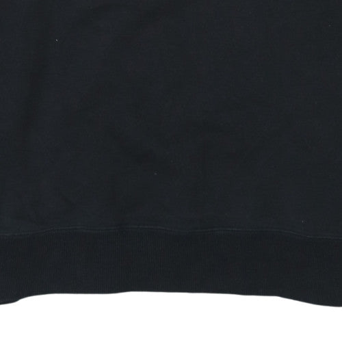 Adidas Men's Black Crew Neck Sweatshirt M Classic Pullover