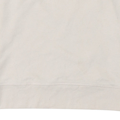 Levi's Women's Beige Logo Pullover Sweatshirt Size L Cotton Casual