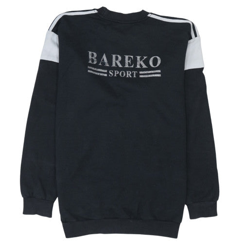 Adidas Men's Black Logo Crew Neck Pullover Sweatshirt Size L