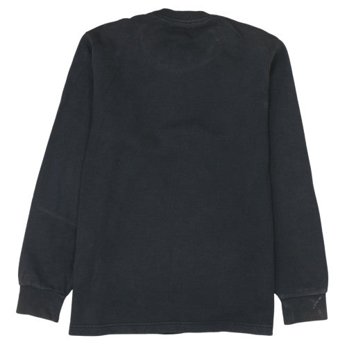 Adidas Womens Black Size 14 Pullover Sweatshirt with Logo