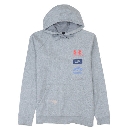 Under Armour Men's Grey Pullover Hoodie M Regular Sports Style