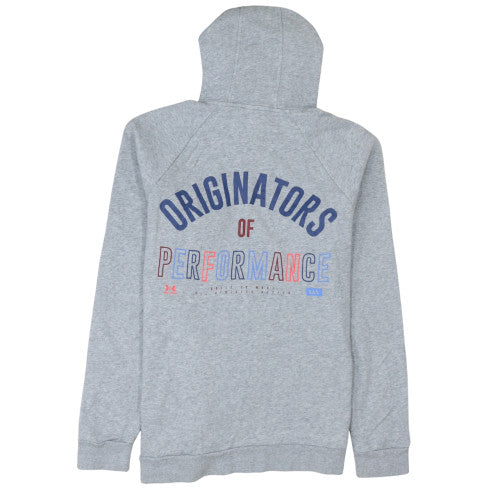 Under Armour Men's Grey Pullover Hoodie M Regular Sports Style