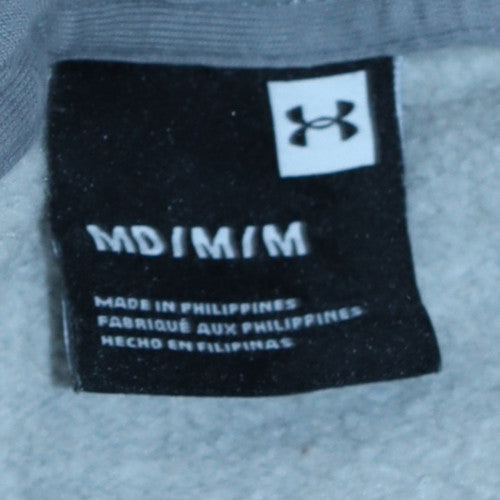 Under Armour Men's Grey Pullover Hoodie M Regular Sports Style