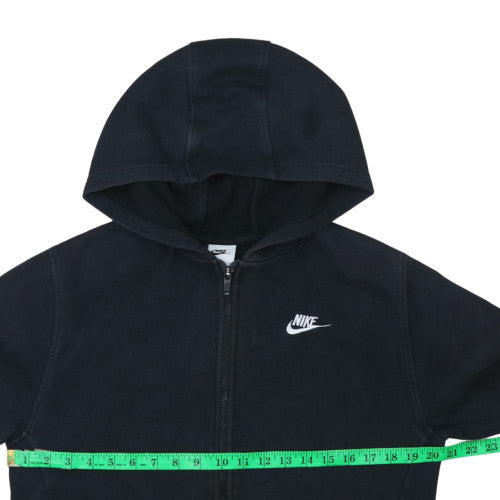 Nike Boys Black Full Zip Fleece Hoodie XL 158-170cm