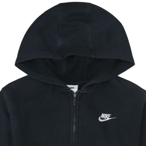 Nike Boys Black Full Zip Fleece Hoodie XL 158-170cm