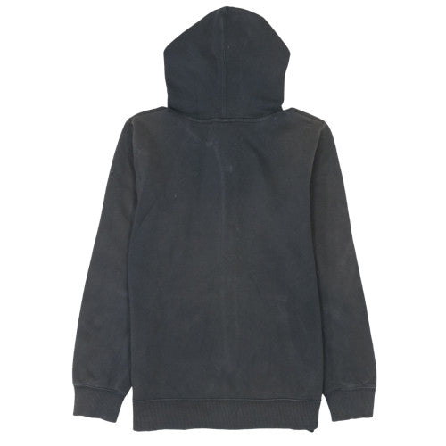 Nike Boys Black Full Zip Hoodie 12-13 Years Fleece Lined Sweatshirt