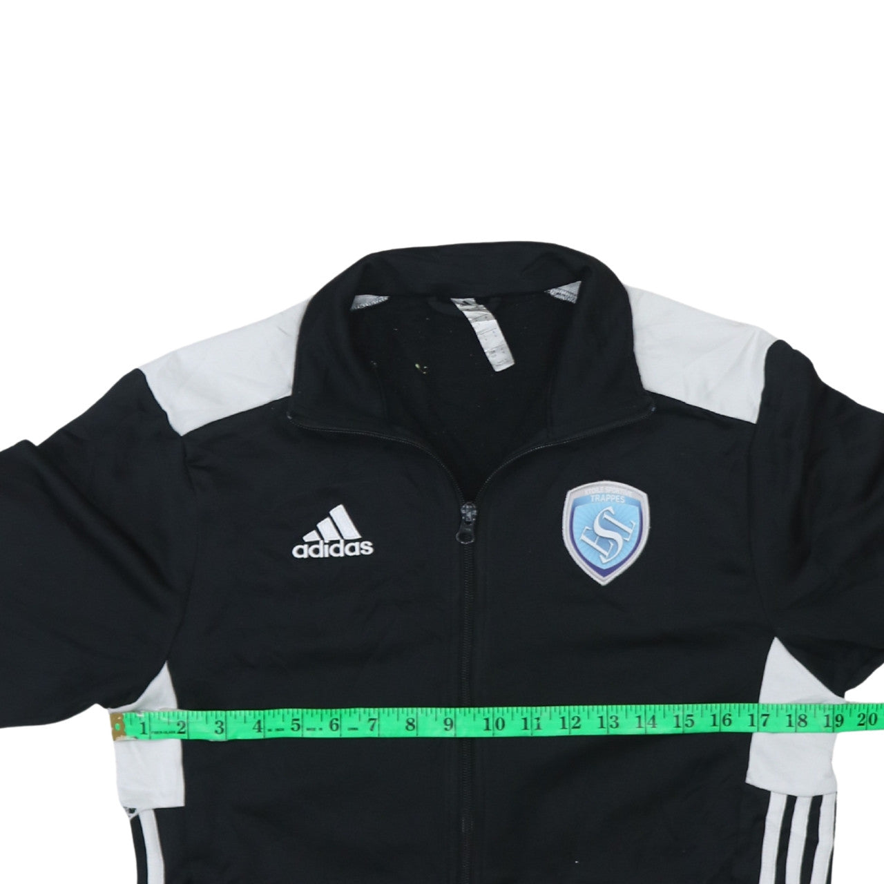 Adidas Men's Black Small Track Jacket Full Zip Sports Top