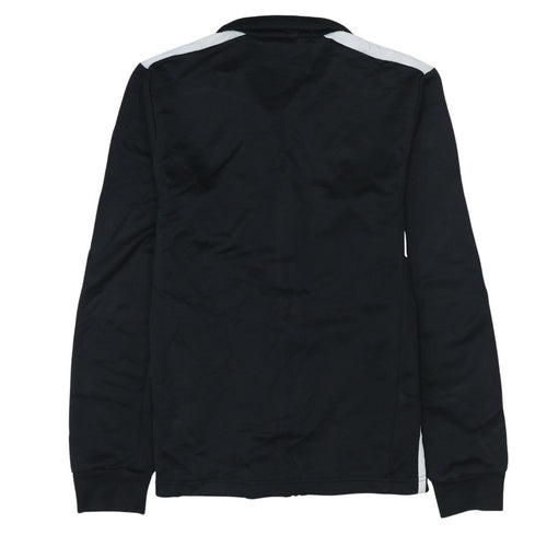 Adidas Men's Black Small Track Jacket Full Zip Sports Top