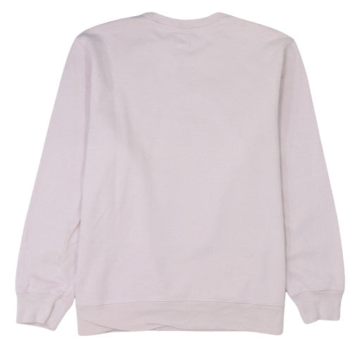 GAP Women Pink XL Pullover Sweatshirt with Logo Embroidery
