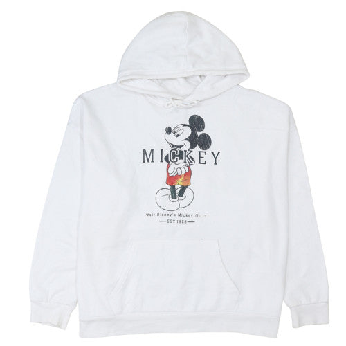 Primark Disney Women's White 2XL Hoodie Mickey Graphic Pullover