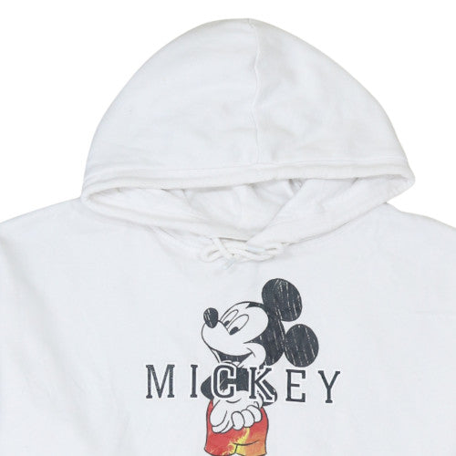 Primark Disney Women's White 2XL Hoodie Mickey Graphic Pullover