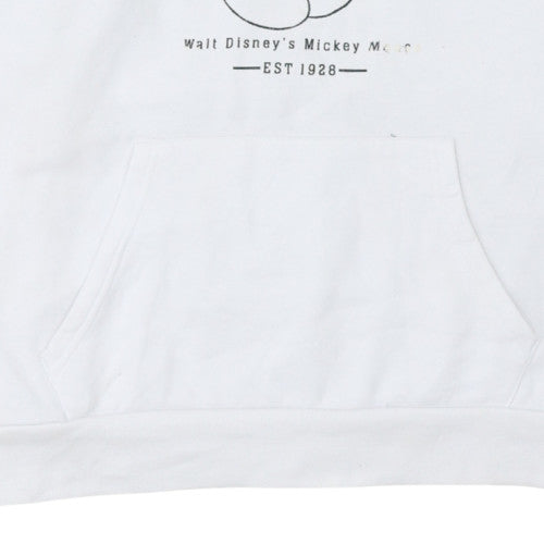 Primark Disney Women's White 2XL Hoodie Mickey Graphic Pullover