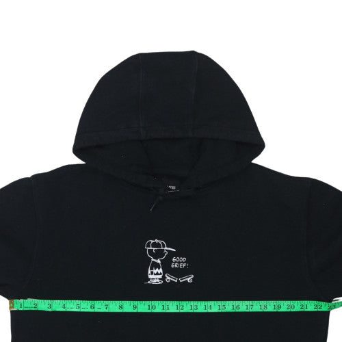 Vans Peanuts Men’s Black Pullover Hoodie Medium Graphic Fleece