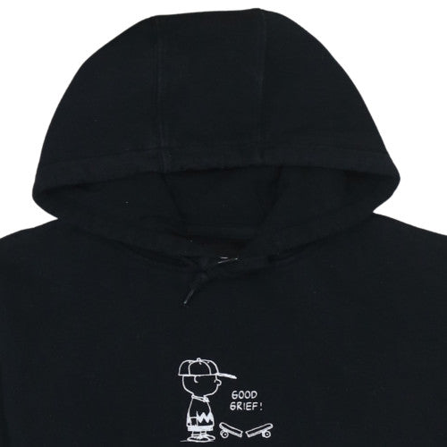 Vans Peanuts Men’s Black Pullover Hoodie Medium Graphic Fleece