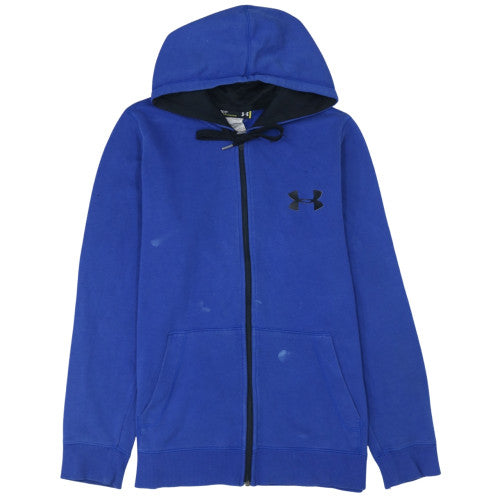 Under Armour Men's Blue Full Zip Hoodie Size S Sports Fleece