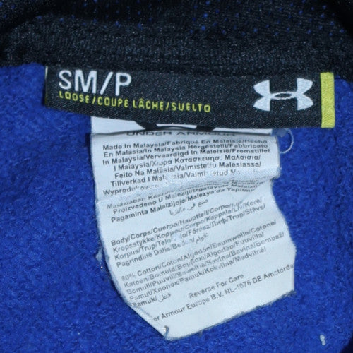 Under Armour Men's Blue Full Zip Hoodie Size S Sports Fleece