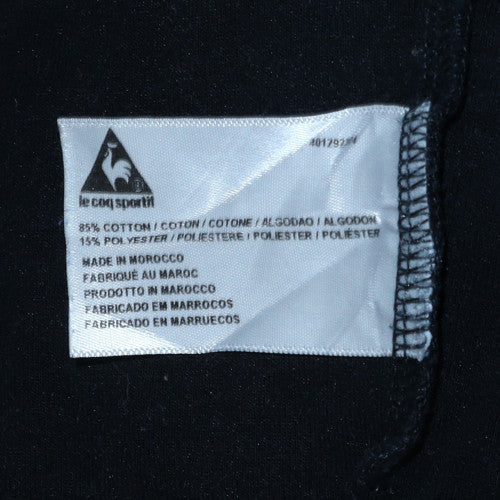 Le Coq Sportif Men's Black M Full Zip Hoodie Sweatshirt
