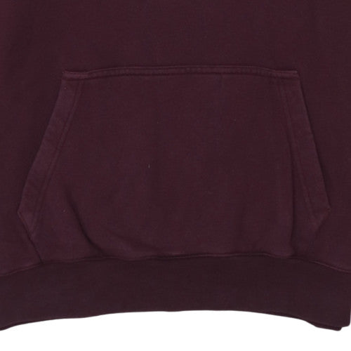 Adidas Men's Brown Pullover Hoodie Small Sports Fleece Sweatshirt