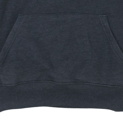New Balance Men Grey Pullover Hoodie L Fleece Sports Logo