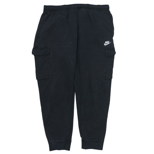 Nike Mens Black XL Fleece Cargo Jogger Activewear Trousers