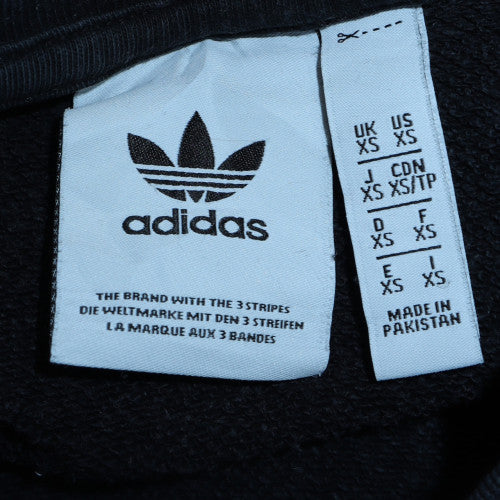 Adidas Men's Black XS Pullover Sweatshirt Crew Neck Fleece