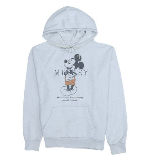 Primark Disney Women's White Mickey Mouse Pullover Hoodie Size M