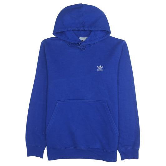 Adidas Men's Blue Pullover Hoodie Large Fleece Casual Sportswear