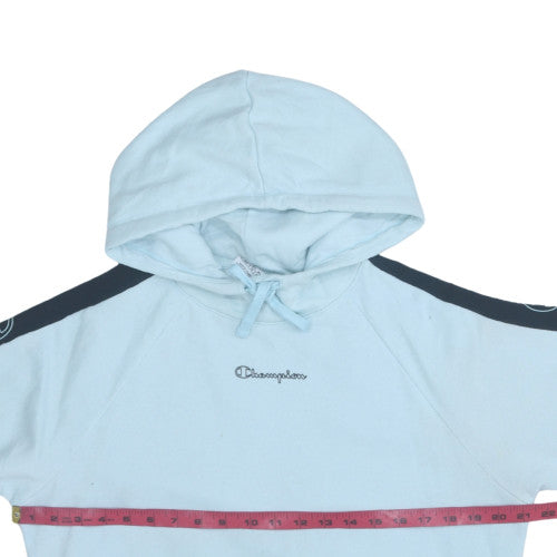 Champion Women's Light Blue Hoodie Small Pullover Hooded Sweatshirt