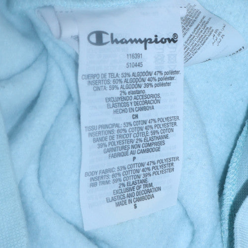 Champion Women's Light Blue Hoodie Small Pullover Hooded Sweatshirt