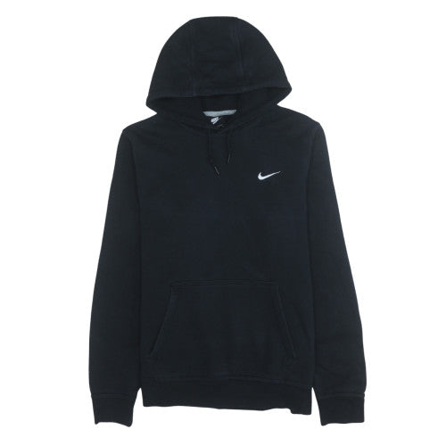 Nike Men's Black Pullover Hoodie Fleece Logo L Regular Fit