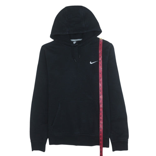 Nike Men's Black Pullover Hoodie Fleece Logo L Regular Fit