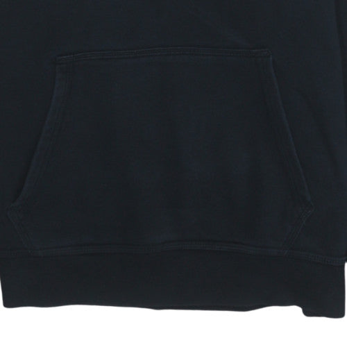 Nike Men's Black Pullover Hoodie Fleece Logo L Regular Fit