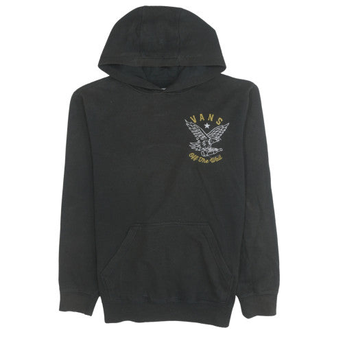 Vans Men's Black Medium Pullover Hoodie Off The Wall Graphic