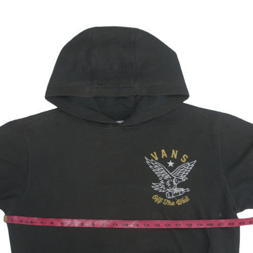 Vans Men's Black Medium Pullover Hoodie Off The Wall Graphic