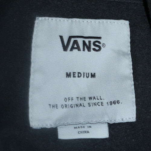Vans Men's Black Medium Pullover Hoodie Off The Wall Graphic