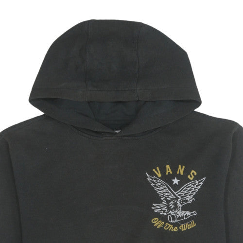 Vans Men's Black Medium Pullover Hoodie Off The Wall Graphic