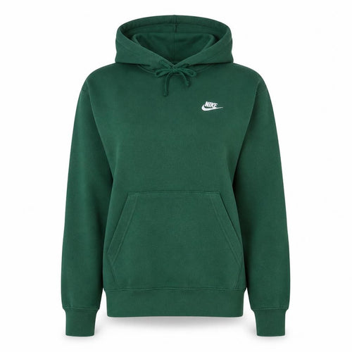 Nike Women's Green Pullover Hoodie XS Cotton Blend Casual Sweatshirt