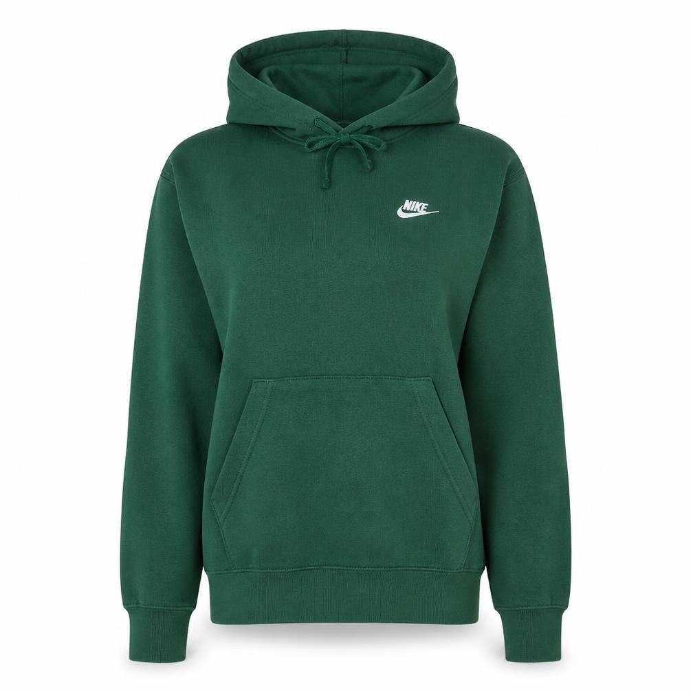 Nike Women's Green Pullover Hoodie XS Cotton Blend Casual Sweatshirt