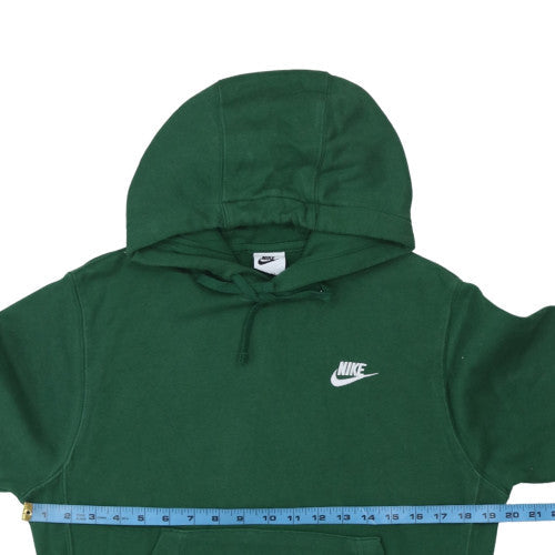 Nike Women's Green Pullover Hoodie XS Cotton Blend Casual Sweatshirt