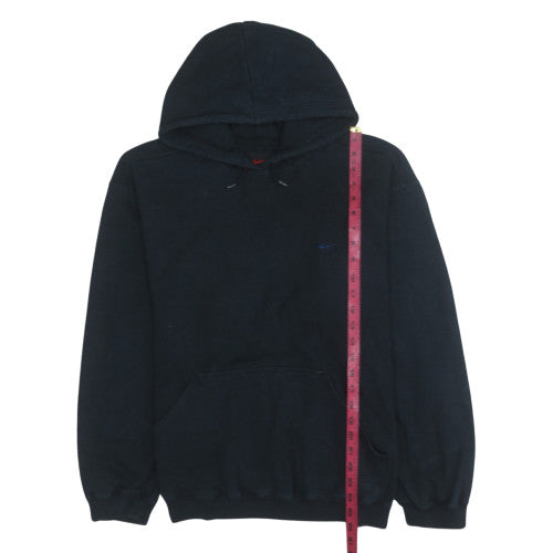 Nike Womens Black Pullover Hoodie Size L Cotton Blend Casual