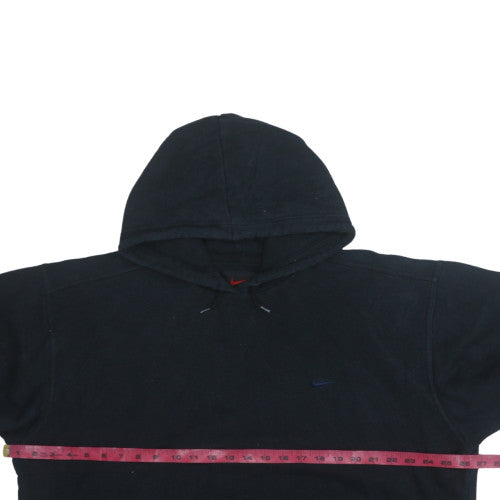 Nike Womens Black Pullover Hoodie Size L Cotton Blend Casual
