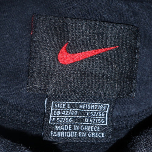 Nike Womens Black Pullover Hoodie Size L Cotton Blend Casual