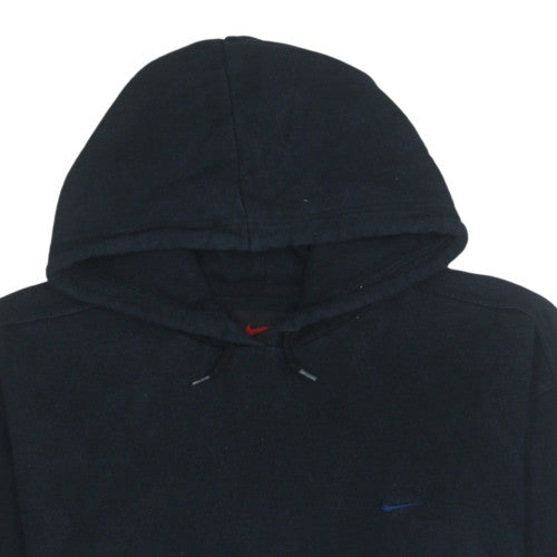 Nike Womens Black Pullover Hoodie Size L Cotton Blend Casual