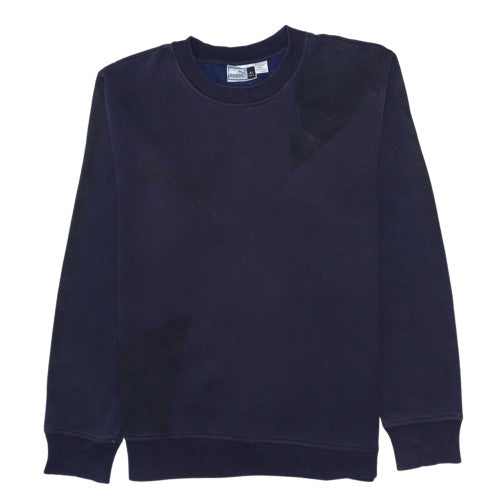 Puma Mens Blue XL Crew Neck Pullover Sweatshirt